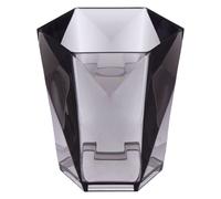 Premier Housewares Plastic Tumblers Grey Tumbler Glasses For Bathroom Acrylic Glasses For Storage Glasses Set Durable Tumblers 10 x 10 x 10