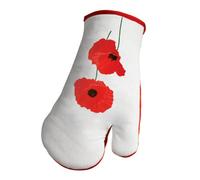 Premier Housewares Poppy 100% Cotton Single Oven Glove
