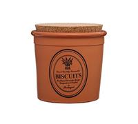 Premier Housewares Porto Biscuit Canister Natural Terracotta, Orange