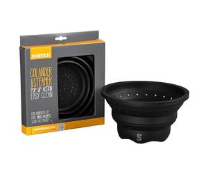 Premier Housewares Practical Sorted Collapsible Colander and Steamer| Versatile Collapsible Colander | Space Saving Design Steamer for Efficient Cooking | Versatile Large Colander