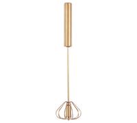 Premier Housewares Press and Spin Light Gold Whisk - 26cm