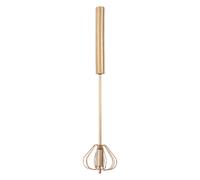 Premier Housewares Press and Spin Light Gold Whisk - 30cm