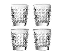 Premier Housewares Pyramid Tumblers, Clear, Set of 4