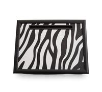Premier Housewares Queen Flamingo Lap Tray Sturdy Wood With Digital Art Pattern, Cushioned Base iPad Slot Fun Design Lap Tray (32 cm x 8 cm x 43 cm)
