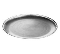 Premier Housewares Charger Plate with Diamante Edge - 33 cm, Silver