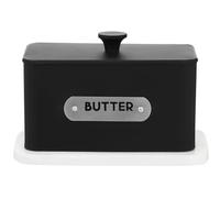 Liberty Butter Dish with Marble Base black