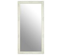 Premier Housewares Rectangular Wall Mirror/Classic Mirrors For Bathroom/Bedroom/Garden Walls Fancy Wall Mounted Mirrors For Hallway With White/Gold Finish 84 x 4 x 170