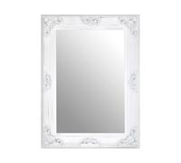 Premier Housewares Rectangular Wall Mirror/ Classic Mirrors For Bathroom / Bedroom / Garden Walls Fancy Wall Mounted Mirrors For Hallway