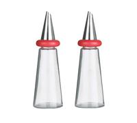 Premier Housewares Red Plastic Oil and Vinegar Set