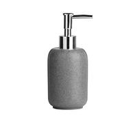 Premier Housewares Refillable Cream Dispenser Lotion Dispenser Grey Stone Effect Grey Bathroom Accessories Soap And Lotion Dispenser,17 x 7 x 7 cm