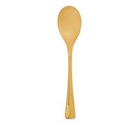 Premier Housewares Retro Set Of 6 Teaspoons Stainless Steel Gold Finish | Modern Retro Slim Handle Teaspoon Set | Durable Small Spoons For Tea Coffee Dessert Everyday Tableware