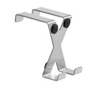 Premier Housewares Reversible Cross Over Door Hook, Stainless Steel