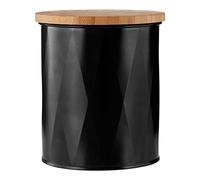 Premier Housewares Rhombus Storage Canister, Black, Small