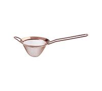 Premier Housewares Rose Gold Finish Pointed Sieve Tea Strainer Sieve Fine Mesh Kitchen Flour Metal 10 x 8 x 24