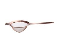 Premier Housewares Rose Gold Finish Pointed Sieve Tea Strainer Sieve Fine Mesh Kitchen Flour Metal 14 x 8 x 33