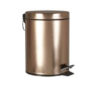 Premier housewares Rose Gold Pedal Bin 5Ltr