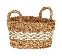 Premier Housewares Round Seagrass Basket