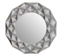 Premier Housewares Round Wall Mirror/ Classic Mirrors For Bathroom / Bedroom / Garden Walls Fancy Wall Mounted Mirrors For Hallway
