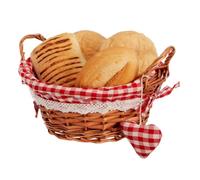 Premier Housewares Round Willow Bread Basket With Handles