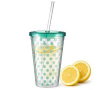 Premier Housewares Safe Spot Drinks 450ml Cup | BPA-Free Plastic Cup