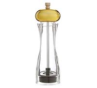 Premier Housewares Salt and Pepper Grinder, Ceramic, Metal - Gold, Small