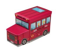 Hot Pink Box and Seat, Easy to Maintain Children Bedroom Seat, Adjustable Playroom Accessories Premier Housewares Pink One Size