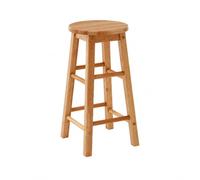 Orsina Natural Tropical Hevea Wood Bar Stool