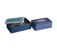 Premier Housewares Set Of 2 Hot Rod Storage Tins | Vintage
