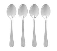 Premier Housewares Set of 4 Classic Teaspoons Made Out Of Stainless Steel Perfect For Everyday Use Tea Dessert Spoon Set Classic Flatware Dishwasher Friendly 3 x 19 x 4