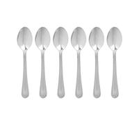 Premier Housewares Set of 6 Classic Teaspoons Made Out Of Stainless Steel Perfect For Everyday Use Tea Dessert Spoon Set Classic Flatware Dishwasher Friendly