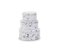Premier Housewares Set of Three Speckled Storage Tins
