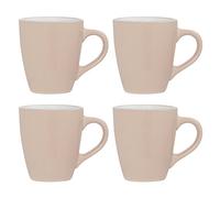 Premier Housewares Sienna Mugs, Natural, Set of 4