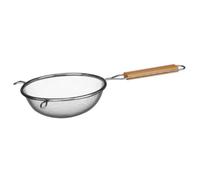 Premier Housewares Sieve with Wooden Handle, 16 cm - Stainless Steel
