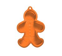 Gingerbread Man Cake Mould - Orange
