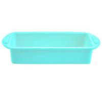 Premier Housewares Silicone Mould Pastel Green Silicone Mold Flexible and Heat Resistant, Ideal for Baking and Freezing chocolate moulds, with Integrated Handles, 17 x 6 x 31 cm