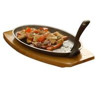 Premier Housewares Tray, wood, Black, 4 x 28 x 15