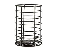Premier Housewares Sleek Black Nickel Finish Utensil Holder | Functional Kitchen Utensil Holder For Storing Things | Secured Base Utensil Holder | Stable Holder For Kitchen