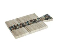 Premier Housewares Small Beige Marble Paddle Board