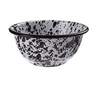 Premier Housewares Small Black and White Bowl Serving Bowl/Salad Bowl Ideal For Fruit Cereal Contemporary Bowl Decorative Bowl 7 x 14 x 14
