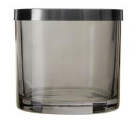 Premier Housewares Small Jars Cotton Bud Holder With Lid Strong Jar Lid Storage Solution Skincare Storage Jar For Daily Use 10 x 10 x 9