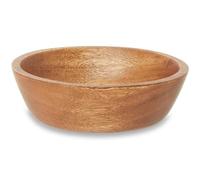 Premier Housewares Small Round Bowl Natural Handcrafted Acacia Wood Bowl Charming Centerpiece Multipurpose Use for Rustic Elegance Artisanal Craftsmanship 15x5x15