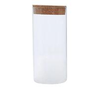 Tromso Glass Storage Jar with Cork Lid - Large