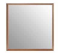 Premier Housewares Small Square Gold Finish Wall Mirror