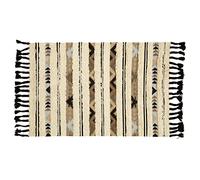 Premier Housewares Small Tribal Rug For Living Room/Hand Crafted Small Bedroom Rug/Soft Rugs For Bedroom W180 x D120 x H1cm Weight 4.8kg.