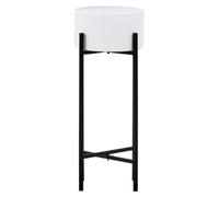 Interiors by Premier Indoor Plant Stand Trosa White/Black Small