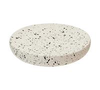 Premier Housewares Soap Dish Durable Dishes For Bathroom Black And Grey Soap Dish With Drainage Speckled Effect Dish Soap Concrete Soap Dish 12 x 2 x 12