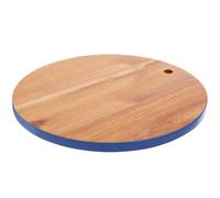 Premier Housewares Socorro Round Blue Edge Chopping Board