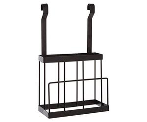 Premier Housewares Sorello Hanging Knife Storage Rack, Iron, Black, 12 x 24 x 39 cm