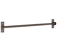 Premier Housewares Sorello Hanging Rail, Iron, Black, 4 x 60 x 9 cm