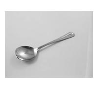 Premier Housewares Soup Spoon/Durable Stainless Steel Bead Soup Spoons/Dishw Safe Spoon/Suitable for Everyday Use/Adding Style To Your Cutlery Drawer/ W3.5 x D2 x H17cm/ Weight 0.042.